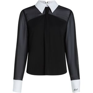 Karl Lagerfeld Blouse  zwart