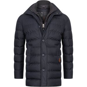INDICODE JEANS Winterjas 'Wooding'  donkerblauw