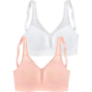 PETITE FLEUR BH  pink / wit