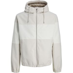 JACK & JONES Tussenjas  lichtgrijs / wit