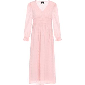 faina Jurk  goud / lichtroze / zilver