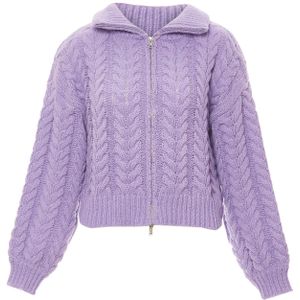 Sookie Gebreid vest  lavendel
