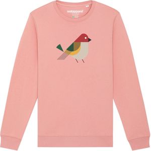 Watapparel Sweatshirt ' Vogel '  gemengde kleuren / rosa