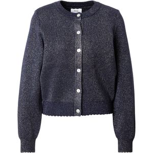 NÜMPH Gebreid vest 'MIRIAM'  saffier