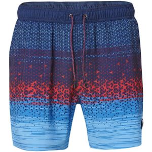 KOROSHI Zwemshorts  blauw / marine / lichtblauw / rood