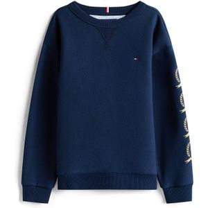 TOMMY HILFIGER Sweatshirt  donkerblauw / geel / rood