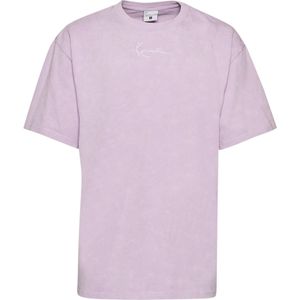 Karl Kani - T-shirt - Bruin Groen Lila Zwart - Ronde Hals - Losse Pasvorm