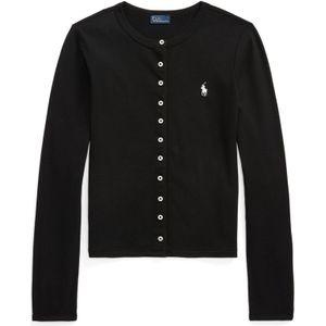 Polo Ralph Lauren Gebreid vest  zwart / wit