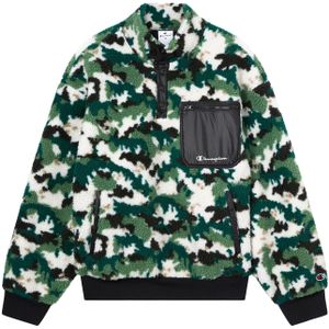 Champion Authentic Athletic Apparel Trui  donkergroen / zwart / wit