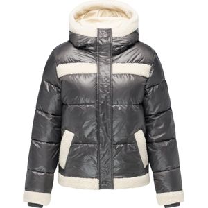 Ragwear Winterjas 'Editah Youmodo'  greige / donkergrijs