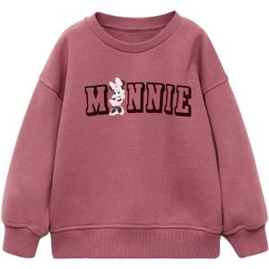 MANGO KIDS Sweatshirt 'MMINNIE'  poederroze / wijnrood / kersrood / wit