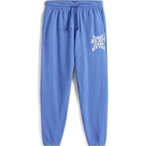 Tommy Jeans Broek  blauw / wit