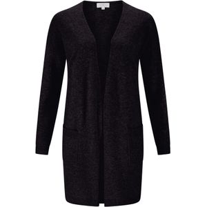 CASH-MERE.CH Gebreid vest  antraciet