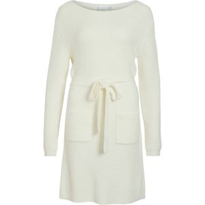 VILA Gebreide jurk 'VIMOLLI'  wit
