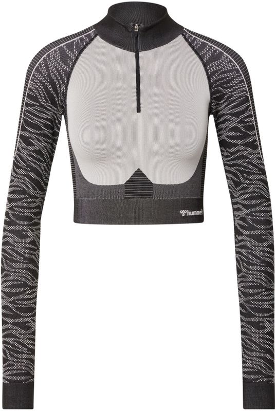 Hummel - hmlMT Mila Seamless - Sweatshirt - Half Rits - Slank Ontwerp