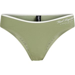 Karl Lagerfeld Bikinibroek  appel / wit
