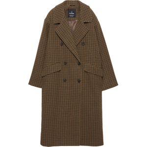 Pull&Bear Tussenmantel  bruin / lichtbruin / zwart