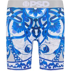 PSD Boxershorts  blauw / lichtgrijs / wit