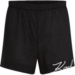 Karl Lagerfeld Zwemshorts  zwart / wit