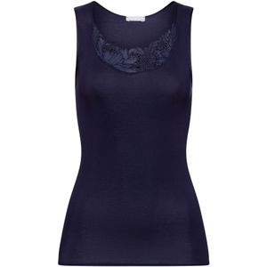 Hanro Top 'Anne'  marine