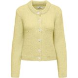 JDY Gebreid vest  lichtgeel