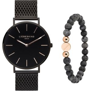 Liebeskind Berlin Sieraden set  goud / zwart / zilver