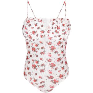 NALLY Shirt body  grijs / rood / wit