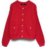 Vmharper - Gebreid Vest - Regular Fit - Lange Mouwen - O-hals