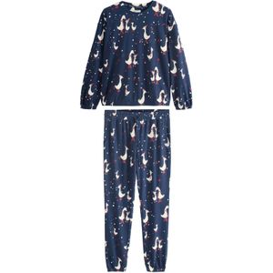 Next Pyjama  beige / navy / donkerrood / wit