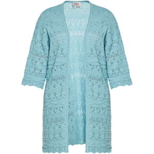 Sidona Gebreid vest  hemelsblauw