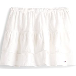 TOMMY JEANS - TJW Broderie Anglaise Skirt - Ecru - Minirok