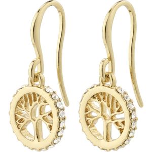 Pilgrim Oorbellen 'Alia'  goud / transparant