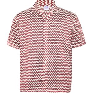 Campus Sutra Gebreid vest 'Zillah'  beige / rood