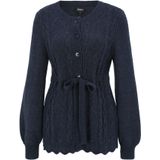 Only Maternity Gebreid vest 'OLMKALLU'  marine