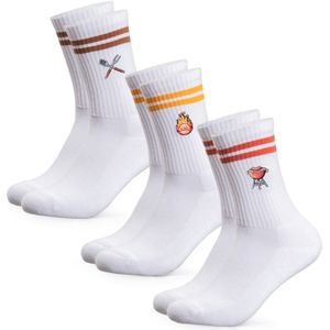 Occulto Sportsokken 'Rio'  bruin / geel / rood / wit