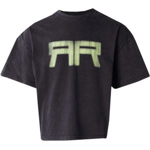 Atelier de roupa Shirt 'ACRONYM'  groen / zwart