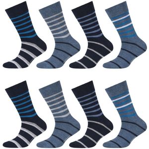 camano Sokken  smoky blue / hemelsblauw / donkerblauw / wit