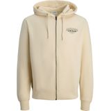 Jack & Jones - MAKOTO - Sweatjack - Met Capuchon - Labelprint