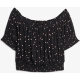 Superdry - Gemêleerde Crop Blouse - Dames