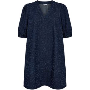 NÜMPH Jurk 'Milley'  blauw denim