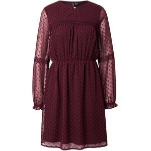VERO MODA Jurk 'VMLIZA'  wijnrood