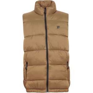 BLEND Bodywarmer  lichtbruin / zwart