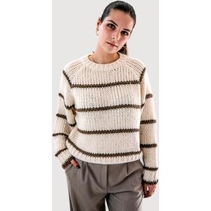 WEARABLE STORIES Trui 'Nayla'  ecru