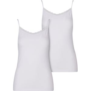 Urban Classics - Basic Lace - Katoenen Tanktop - Dames