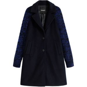 Desigual Wintermantel  blauw / zwart