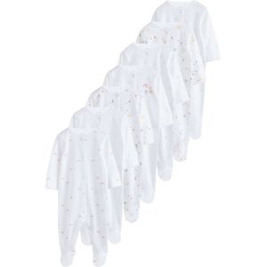 Next Rompertje/body  donkergrijs / oranje / rood / wit