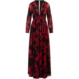 Kraimod Avondjurk  rood / zwart
