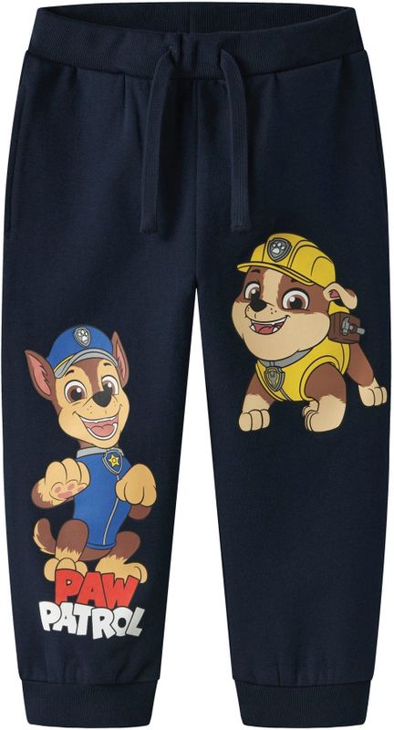 NAME IT Broek 'NMMJeep Paw'  blauw / donkerblauw / karamel / geel