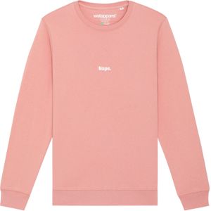 Watapparel Sweatshirt ' Nope '  rosa / wit