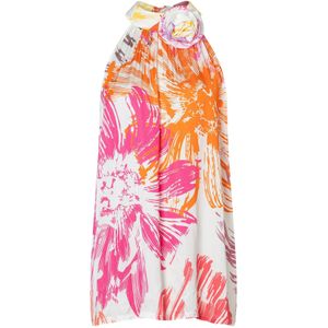 Ana Alcazar Blouse 'Webora'  oranje / pink / wit